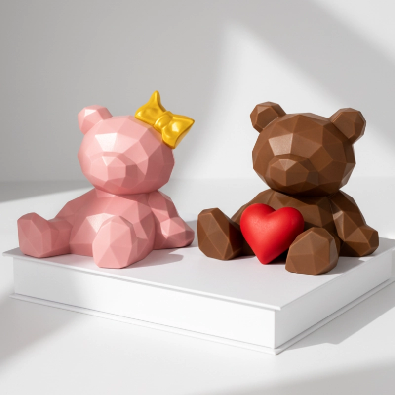 Twin Chocolate Teddies by NJD